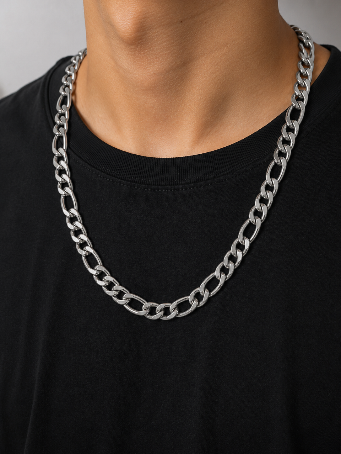 9mm Figaro Neck Chain