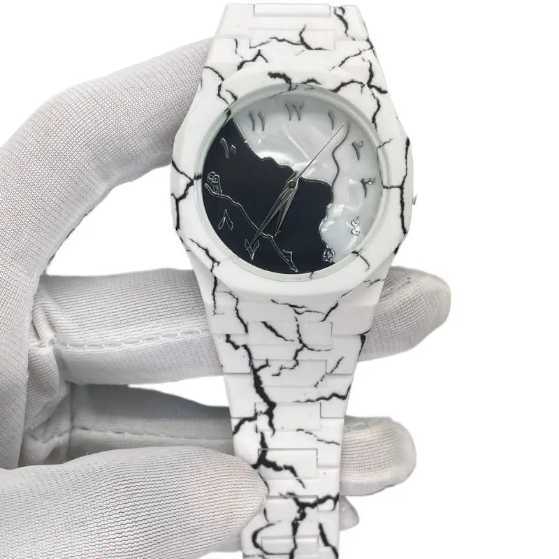 Marble Arabic Aura Watch