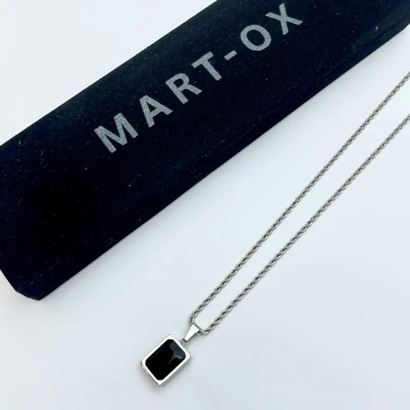 Black Zircon Pendant