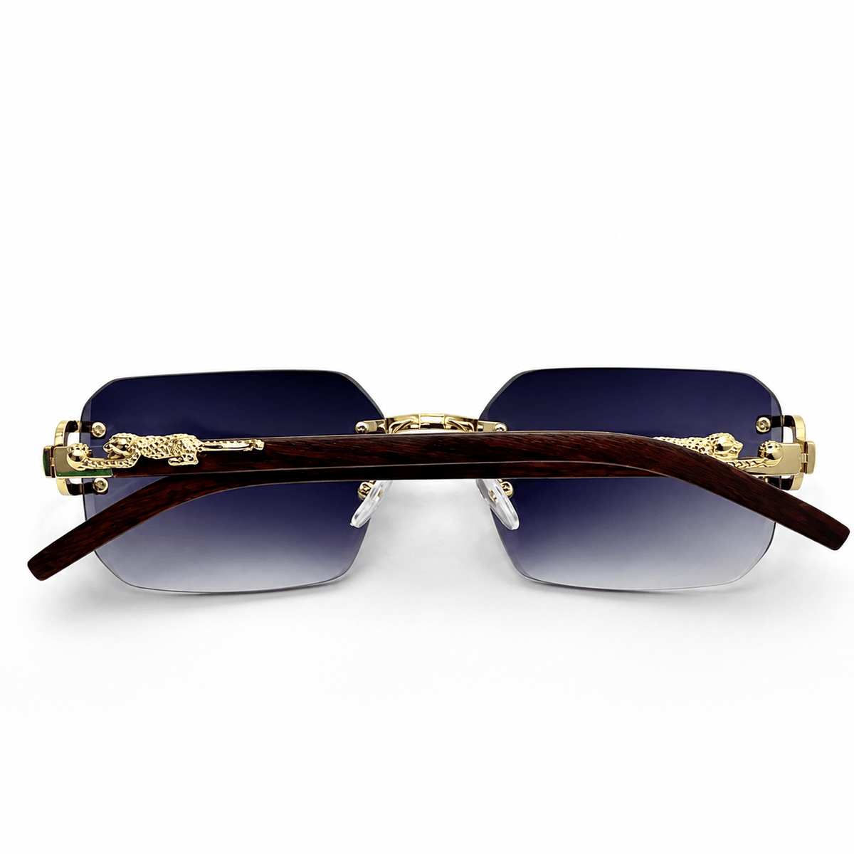 Square Rimless Gradient Sunglasses