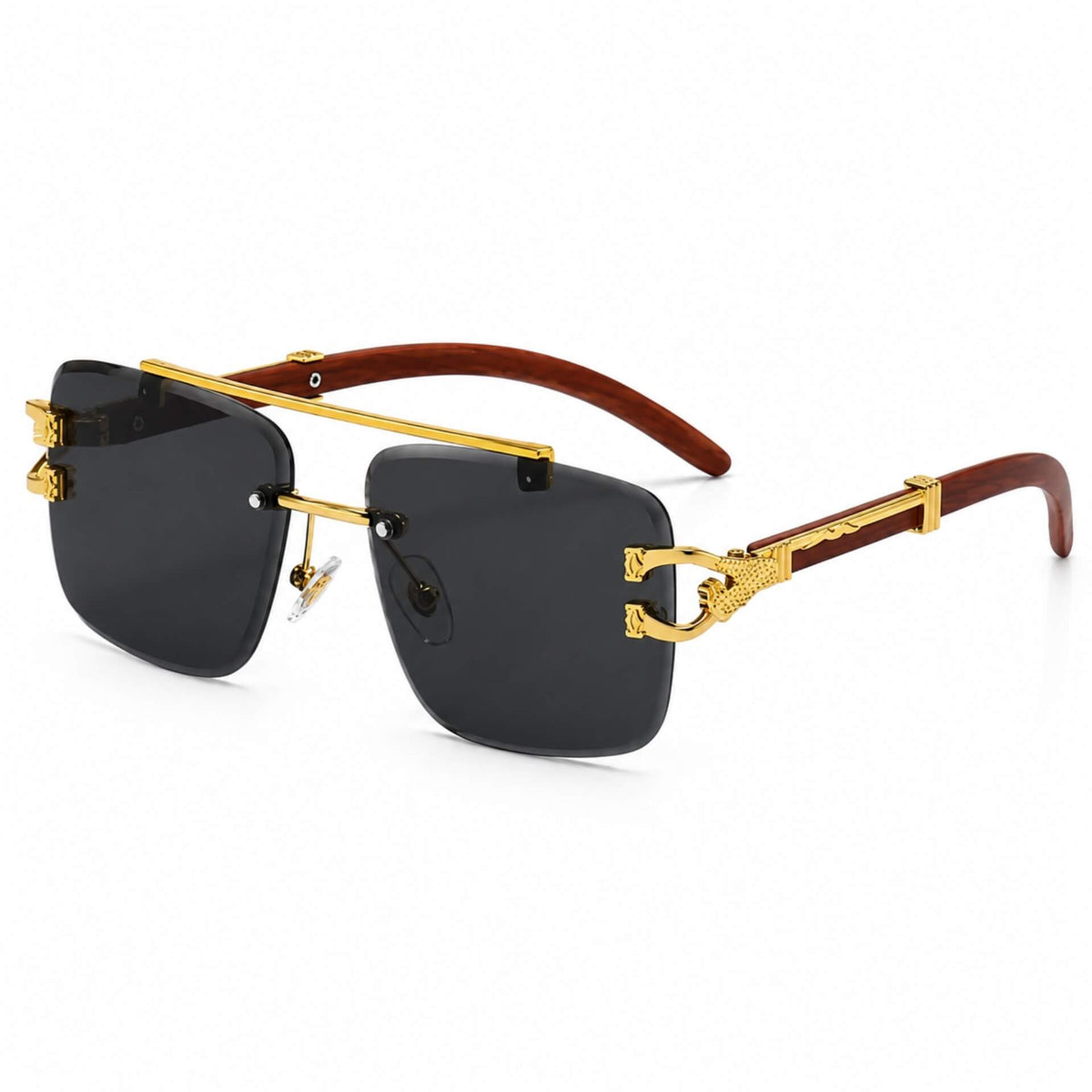 Solar UV Photochromic Rimless Glasses