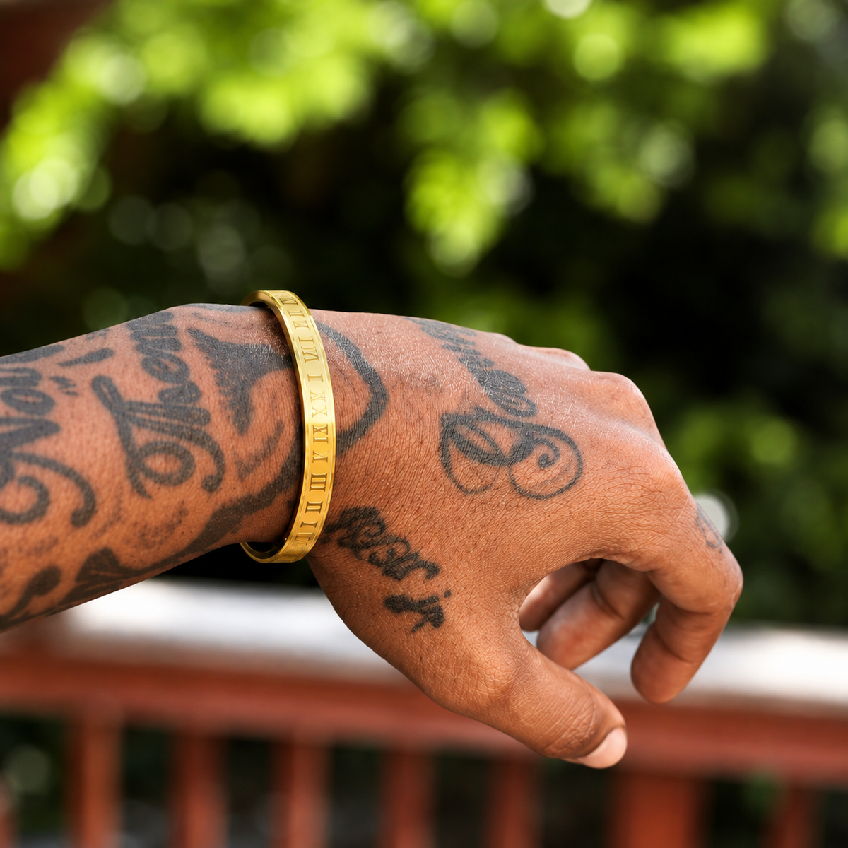 Roman Numerals Kara Bracelet