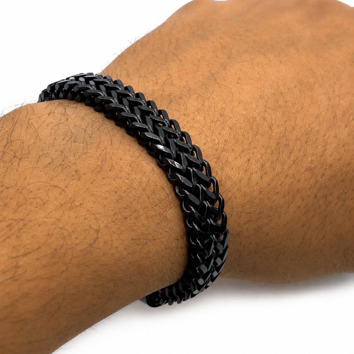 Double Square Foxtail Chain Bracelet