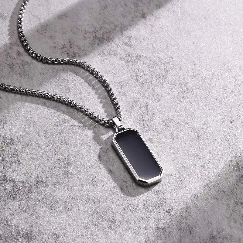 Black Epoxy Rectangle Minimal Pendant 3 (1)