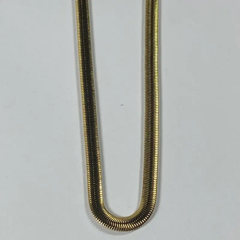 MartOx 6mm Silver Snake Neck Chain - Image 4