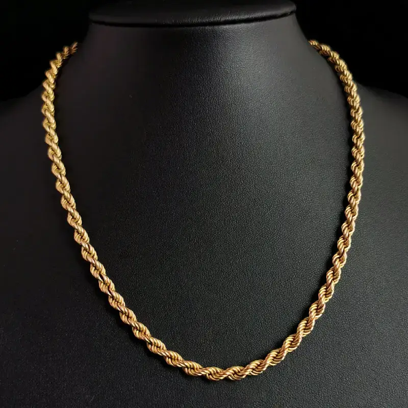 Golden rope chain 0000006