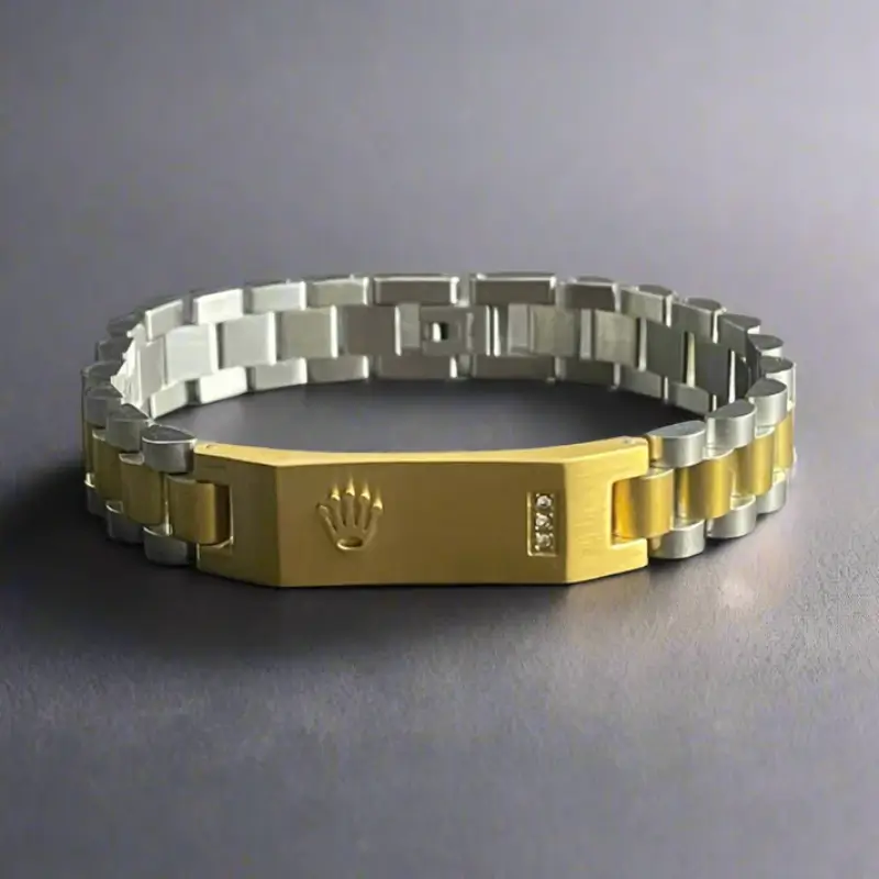 Golden & Solver Rolax Crown Jubilee Bracelet for Men