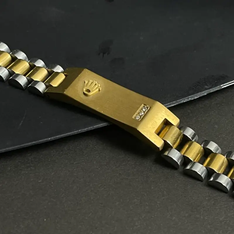 Golden & Solver Rolax Crown Jubilee Bracelet for Men - Image 3