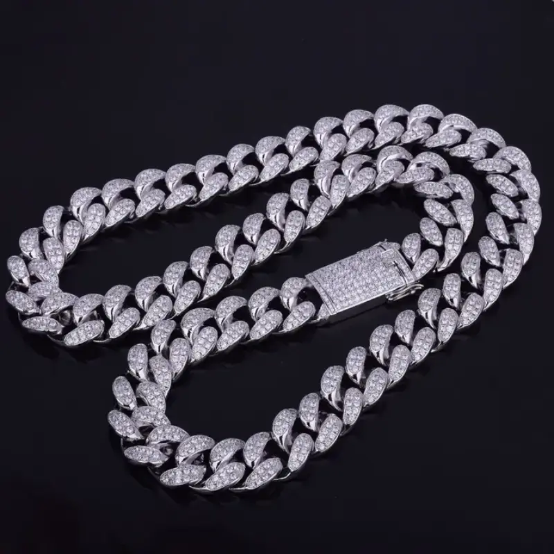 bling chain for men-iced out miami curb chain-miami curb chain