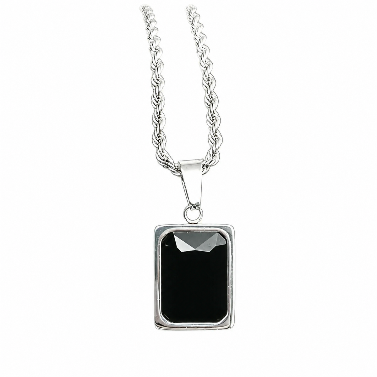 Black Zircon Pendant