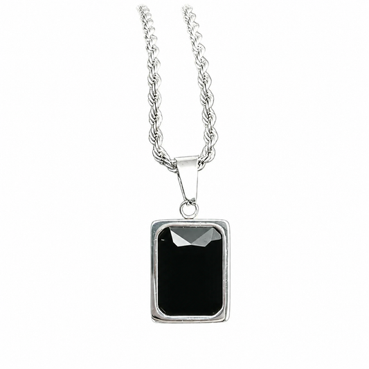 Black Zircon Pendant