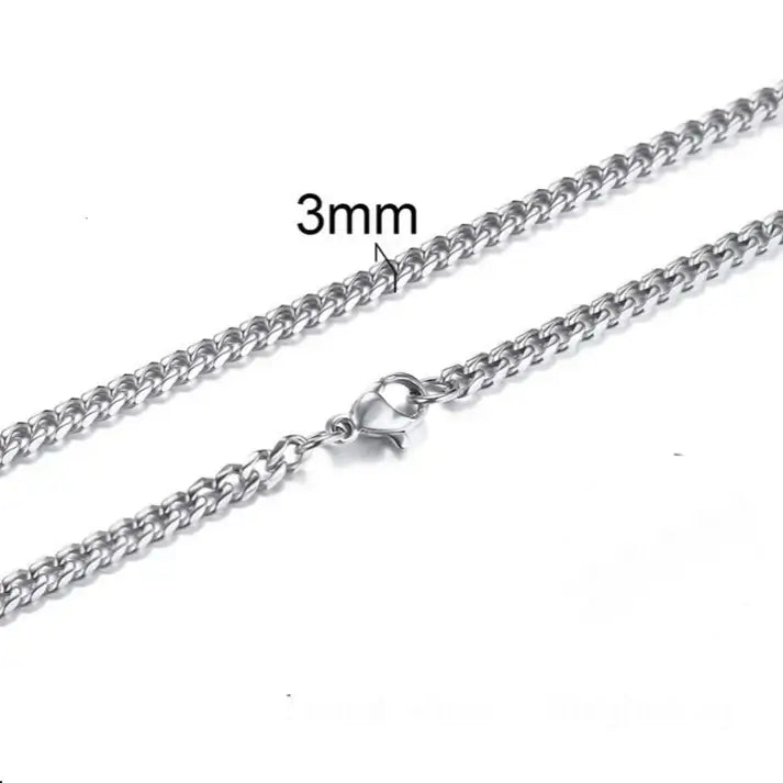 3mm Curb Neck Chain