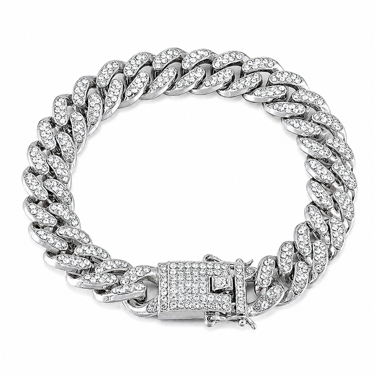 Iced Out Miami Cuban Chain Bracelet