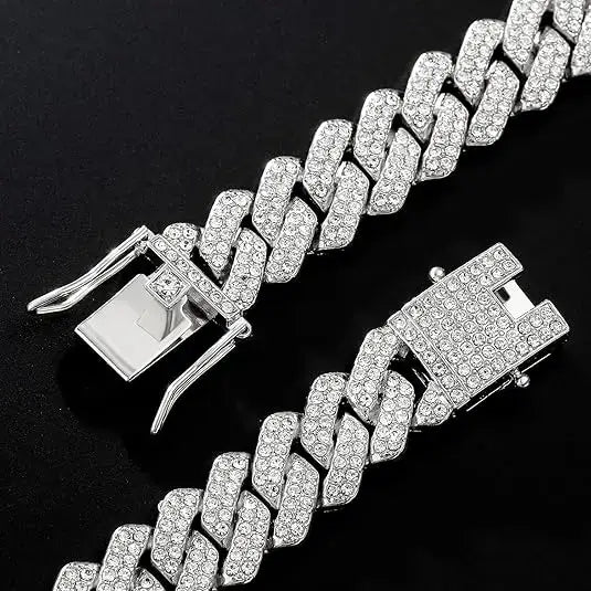 12mm Iced Out Miami Cuban Chain