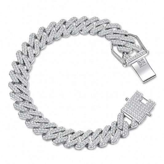 Iced Out Miami Curb Chain Bracelet