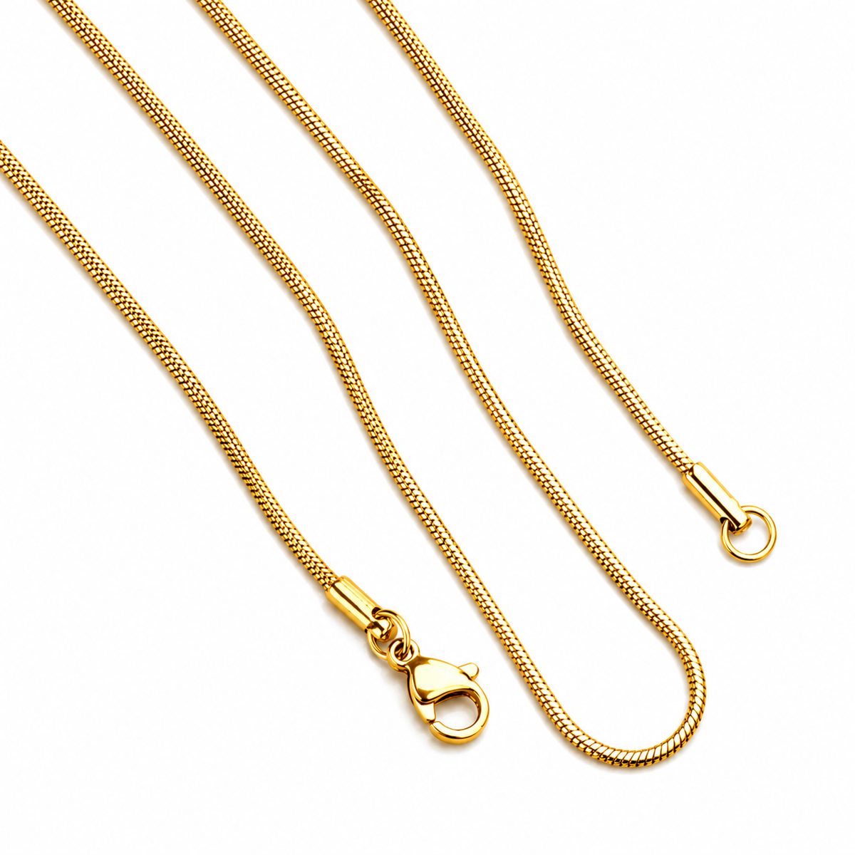1mm Round Snake Chain