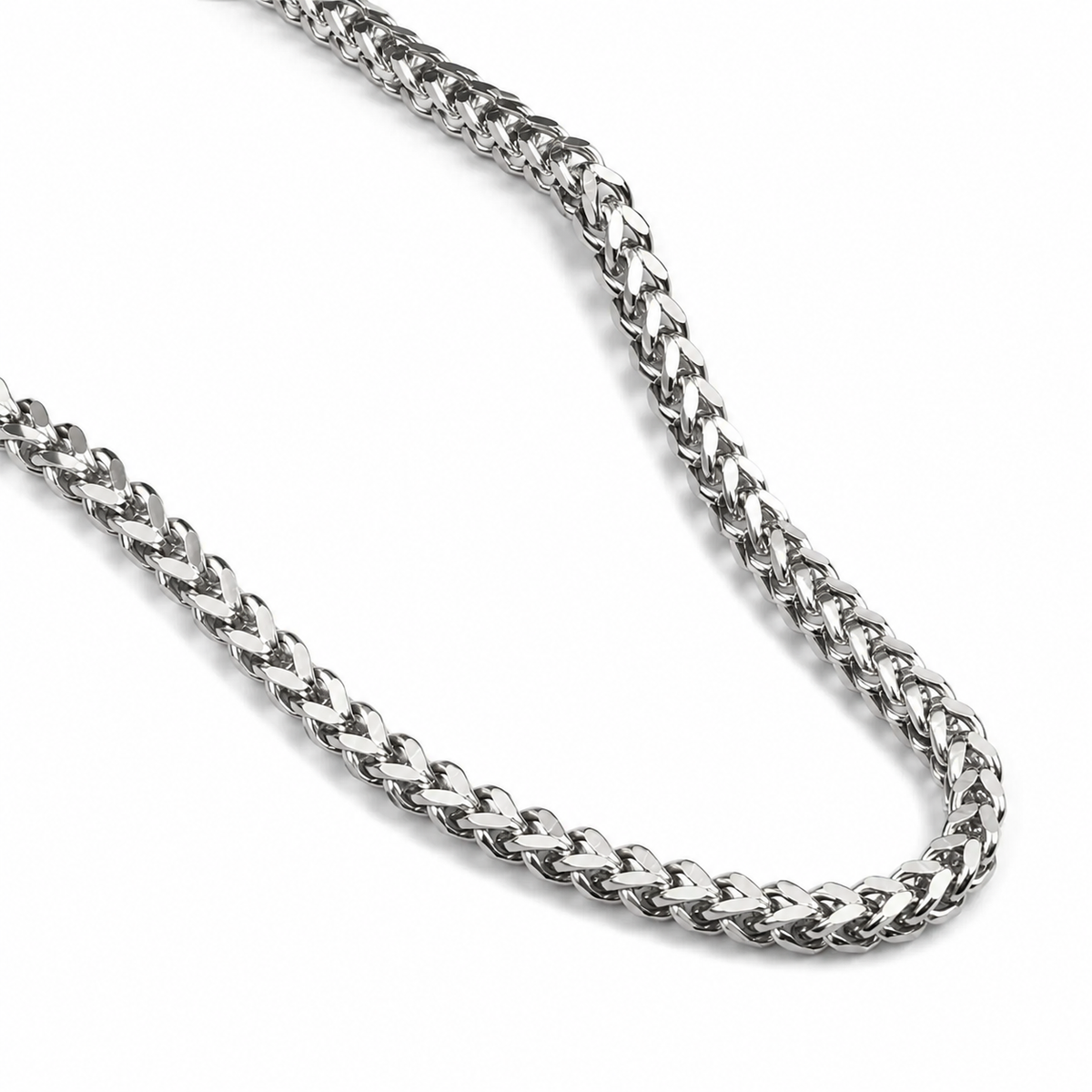 4mm Square foxtail Neck Chain