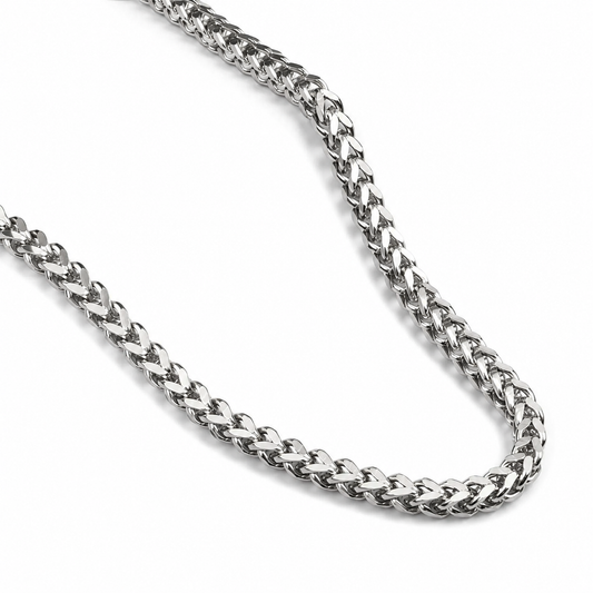 4mm Square foxtail Neck Chain