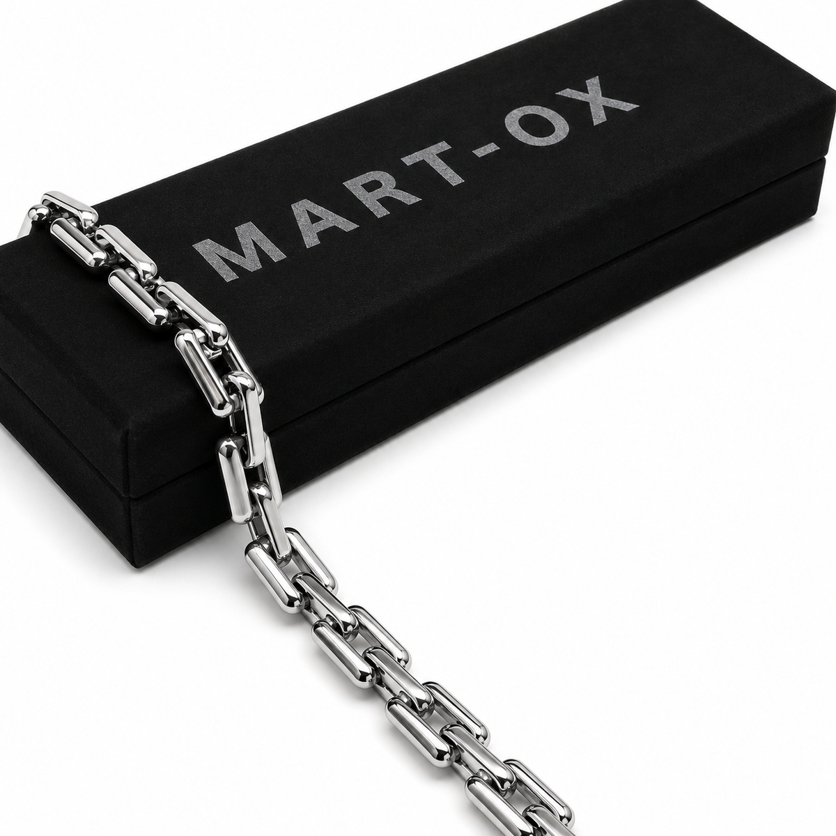 10mm Geometric Square Chain Bracelet