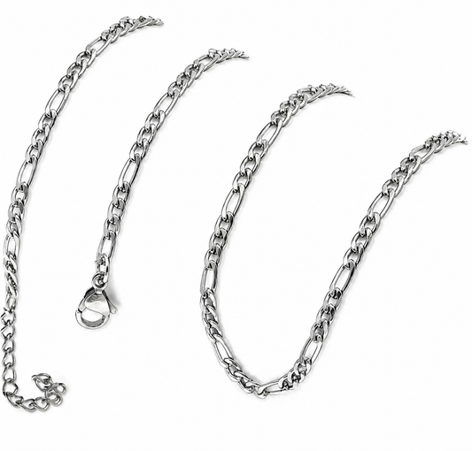 3mm Figaro Neck Chain