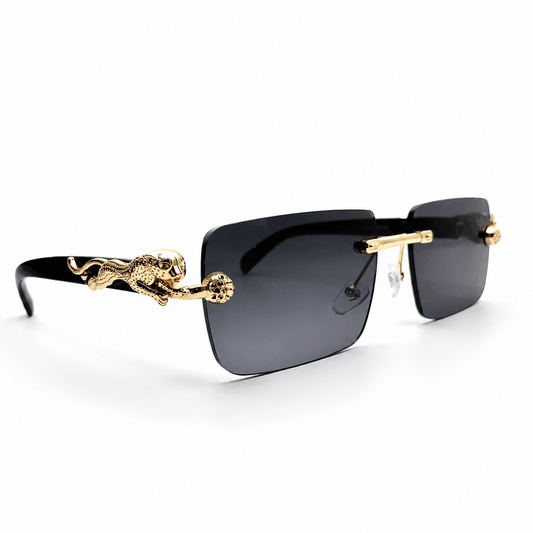 Panther Motif Sunglasses
