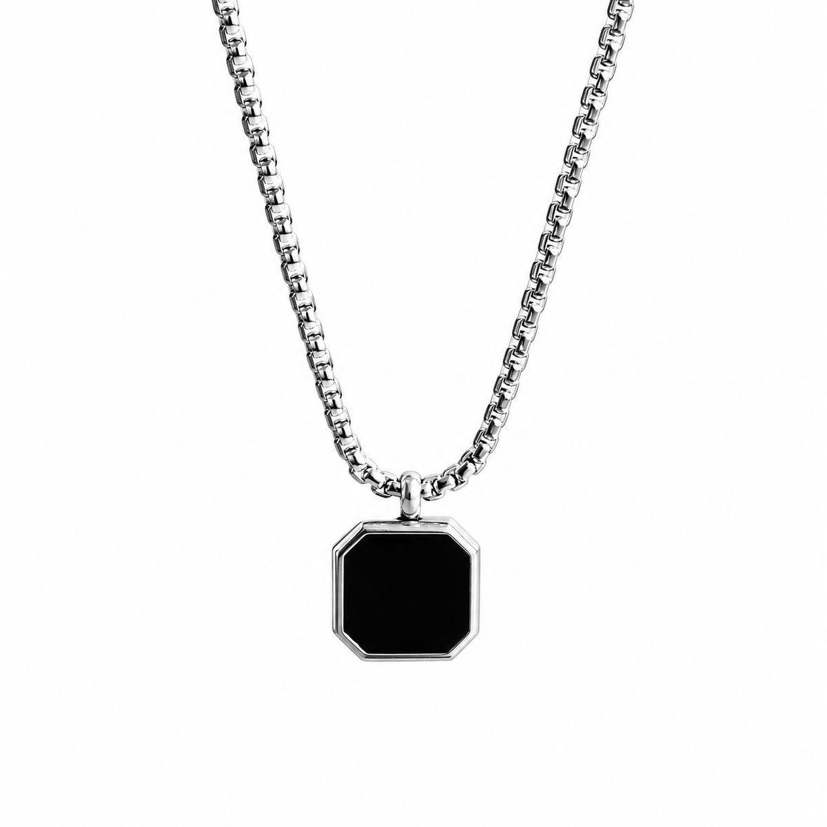 black Square Pendant