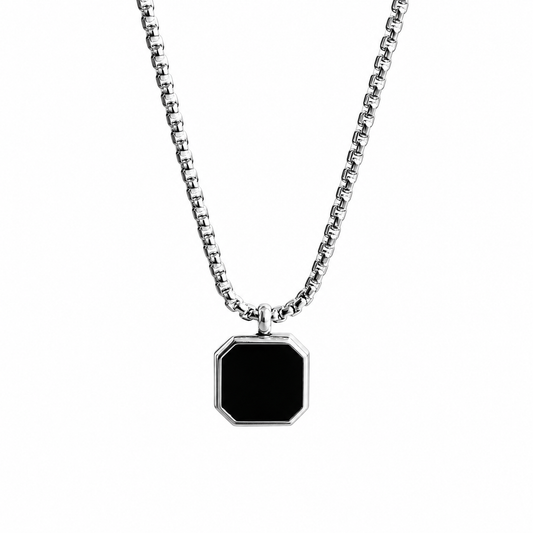black Square Pendant