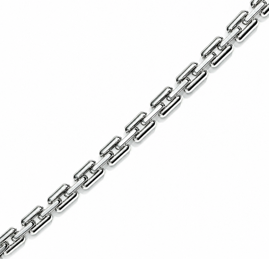 10mm Geometric Square Chain Bracelet
