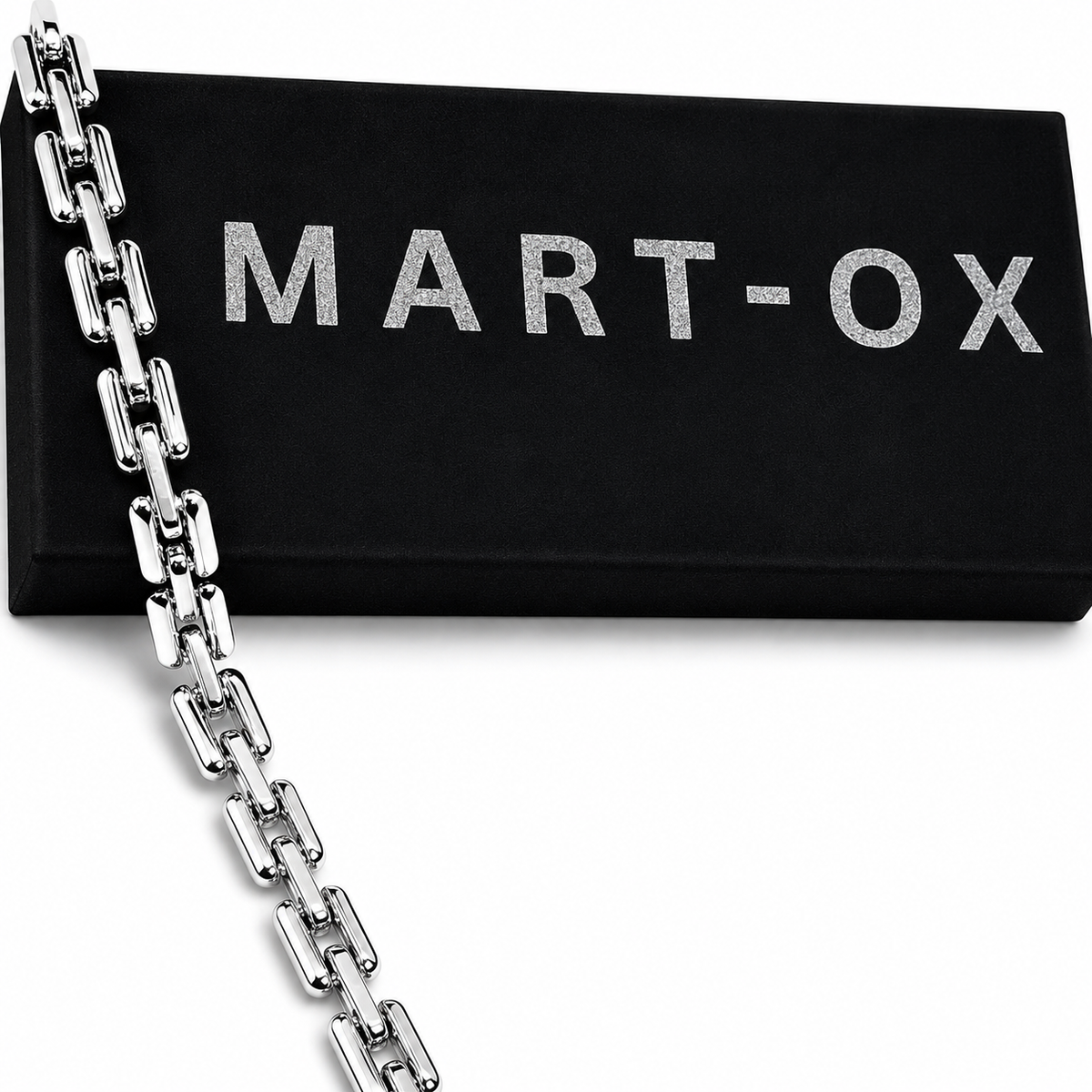 10mm Geometric Square Chain Bracelet