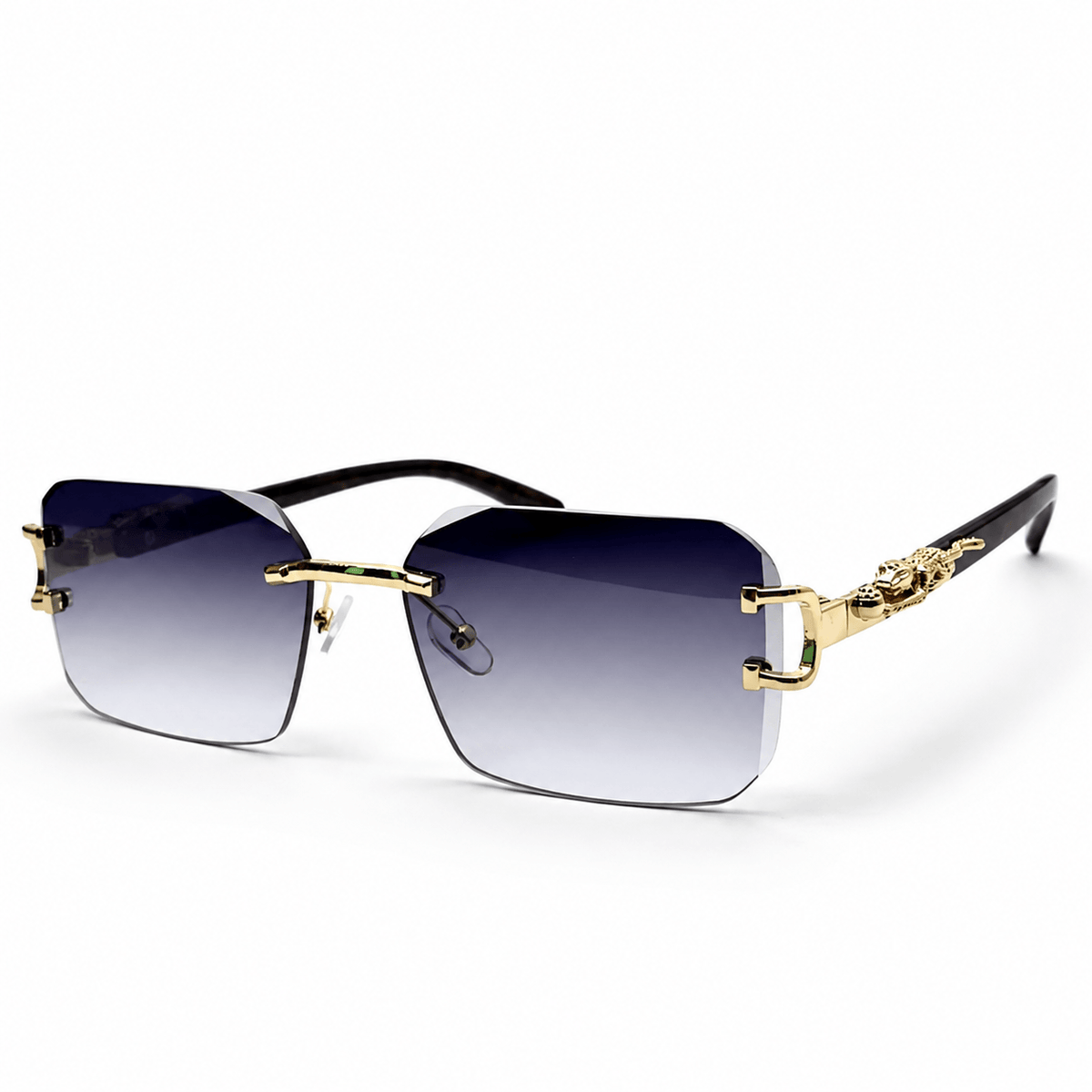 Square Rimless Gradient Sunglasses