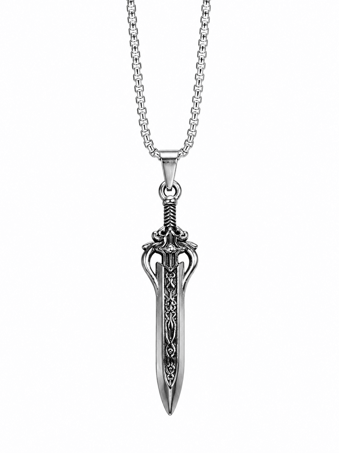 Gothic Stainless Steel Sword Pendant