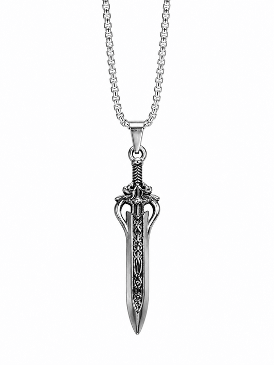 Gothic Stainless Steel Sword Pendant