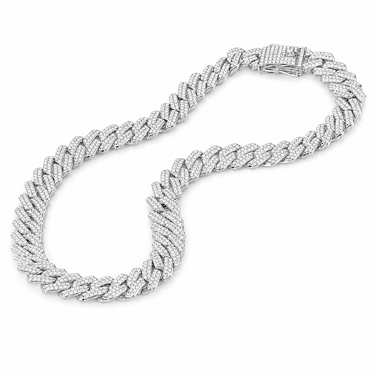 12mm Iced Out Miami Cuban Chain