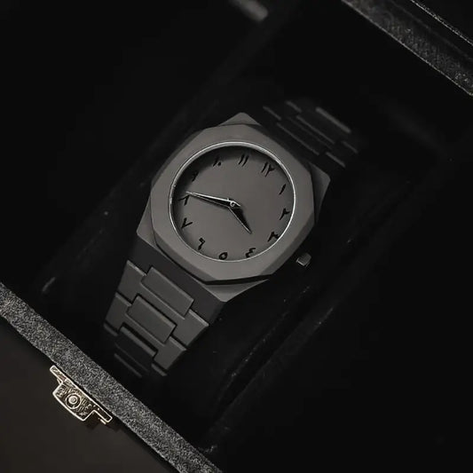 Black Arabic Aura Watch