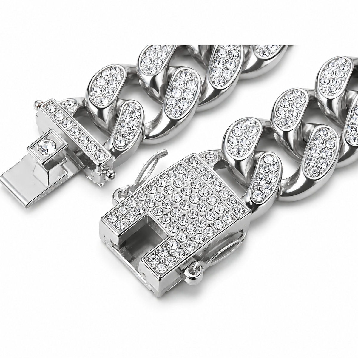 Iced Out Miami Cuban Chain Bracelet