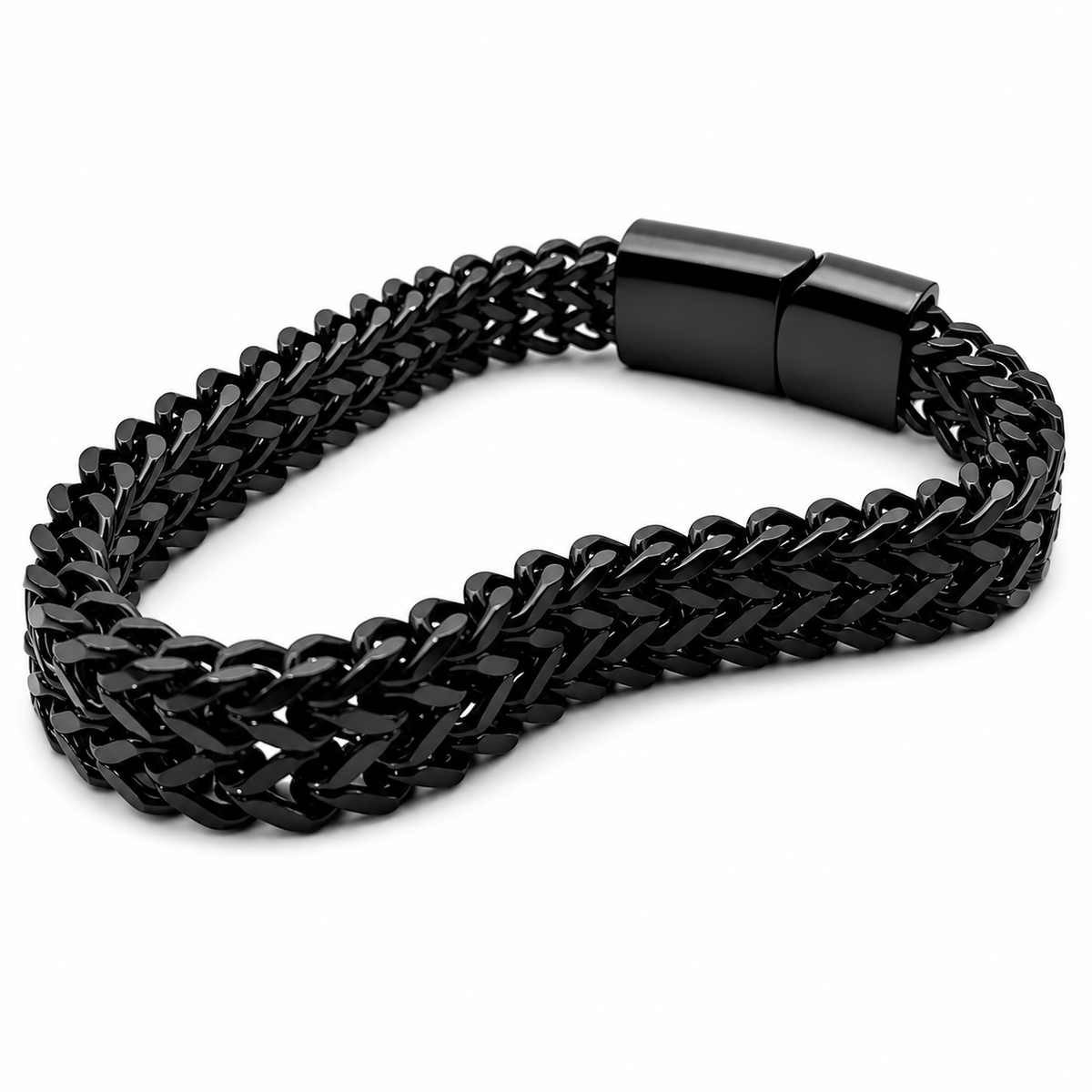 Double Square Foxtail Chain Bracelet