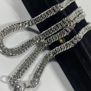 MartOx 6mm Short Silver Cuban Neck Chain