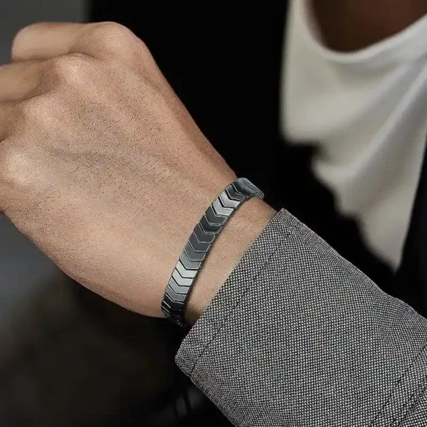 6mm Black Arrow Bracelet For Men/Women