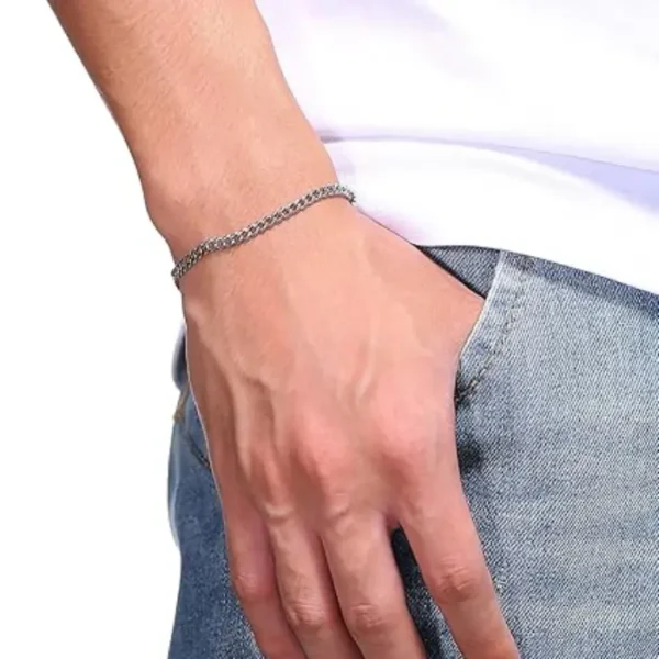 4mm Cuban Chain Bracelet 0005