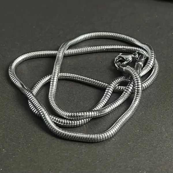 Silver Round Snake Neck Chain 0003