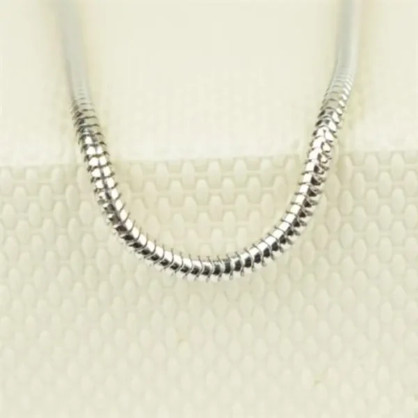 Silver Round Snake Neck Chain 0004