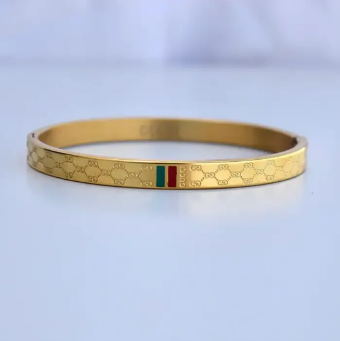 Golden Gucci Kare Bracelet 0002