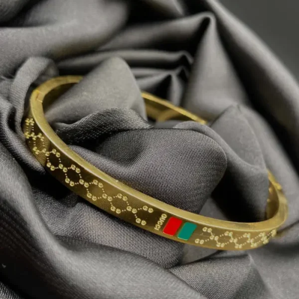 Golden Gucci Kare Bracelet 0006