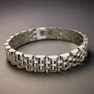 Premium Silver Rolax Jubilee Bracelet for Men